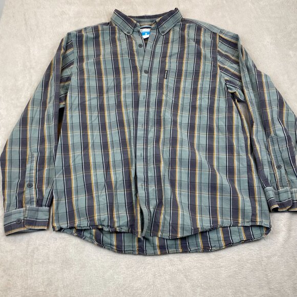 Columbia Eddie Bauer Men's Shirts Size XL Lot Of Two Long Sleeve Plaid Casual - Picture 7 of 9